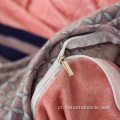 Conjuntos de cama de flanela de inverno com leite infantil rosa